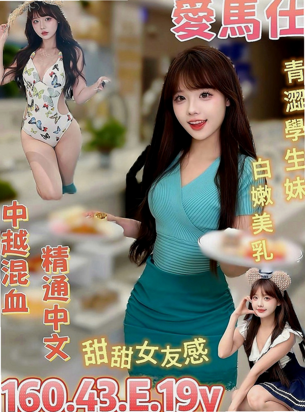 燕巢按摩外送：豬豬 |營銷部助理|167cm|46kg|D杯|20y|