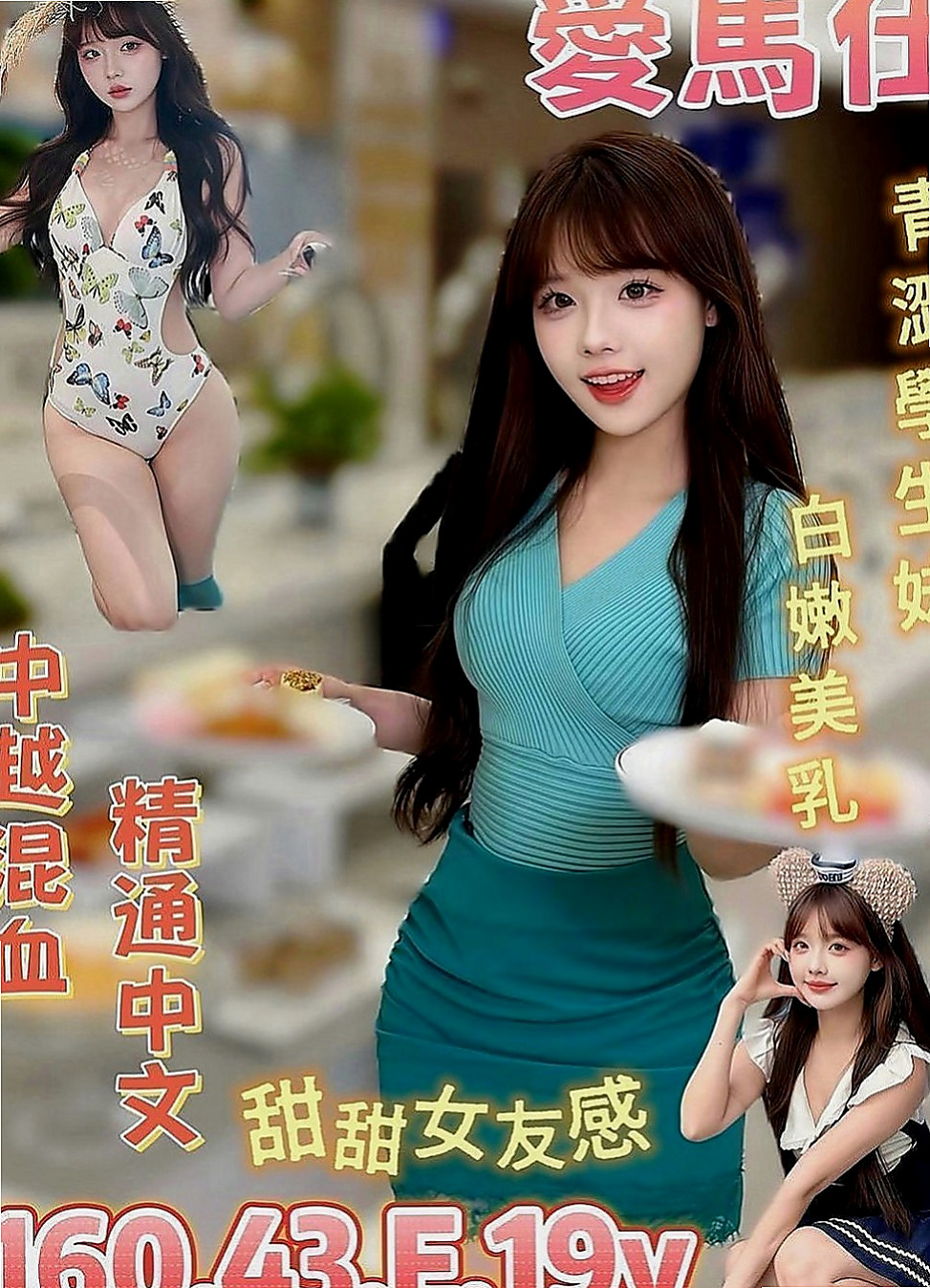 燕巢按摩外送：豬豬 |營銷部助理|167cm|46kg|D杯|20y|